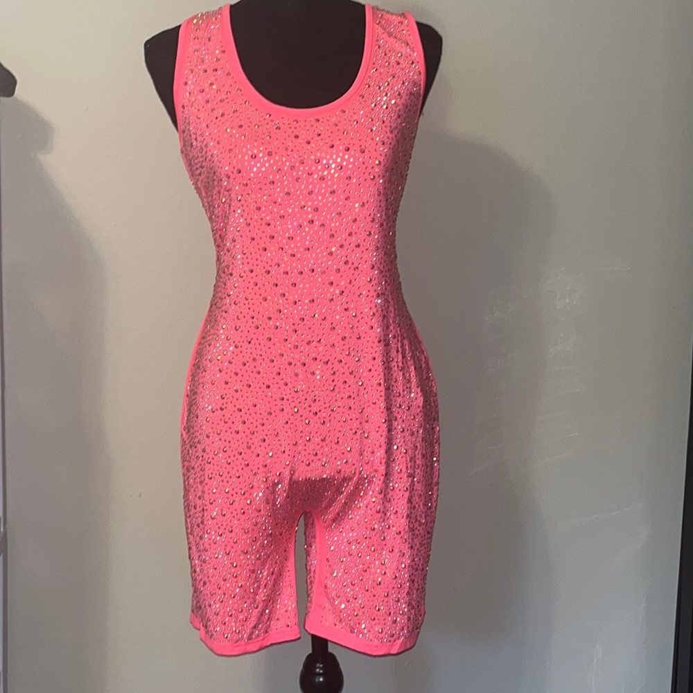 Bright Pink Sequins Jumper